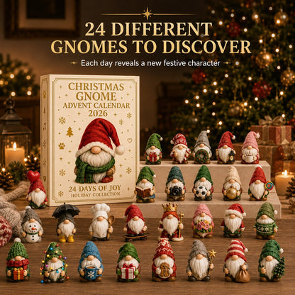 🧙 Gnome Advent Calendar 2026 – 24 Days of Whimsical Holiday Surprises 🎁✨