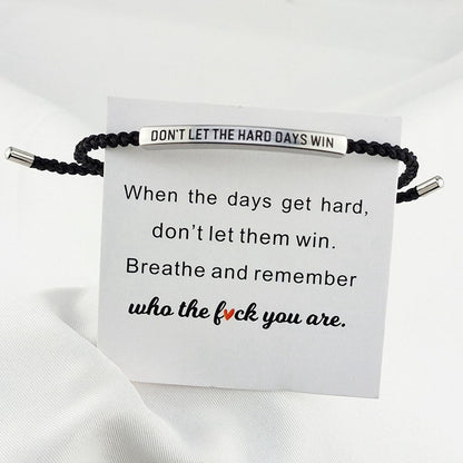 🔥Buy 1 Get 1 Free✨Don't Let The Hard Days Win Bracelet