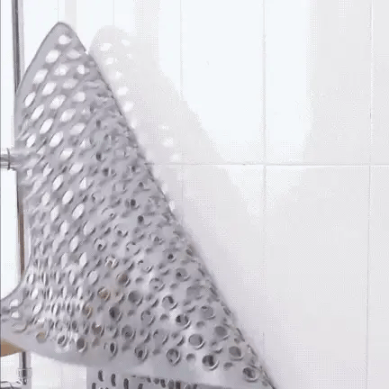 🚿49% OFF NOW! Premium Anti‑Slip Shower Safety Mat‑Large Hollow Drain Hole Bath Mat with Strong Suction Cups, Non‑Slip Floor Mat for Bathroom Shower Tub