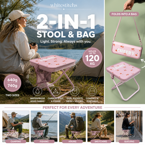 ✨️Limited Time Offer🔥2-in-1 Outdoor Folding Chair & Bag