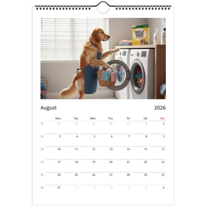 Golden Retriever dog Calendar 2027 - Daily Activities