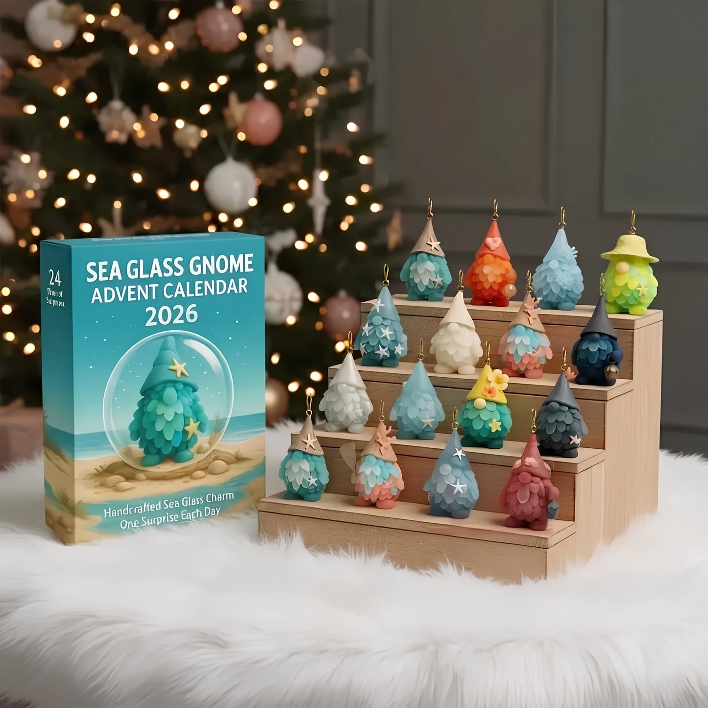 🌊Limited Edition🧝‍♂️Sea Glass Gnome Advent Calendar 2026