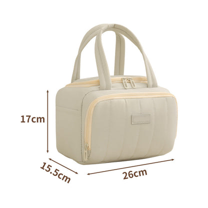 🧊 LIMITED TIME 49% OFF! 🥪Quilted Insulated Water Resistant Lunch Bag