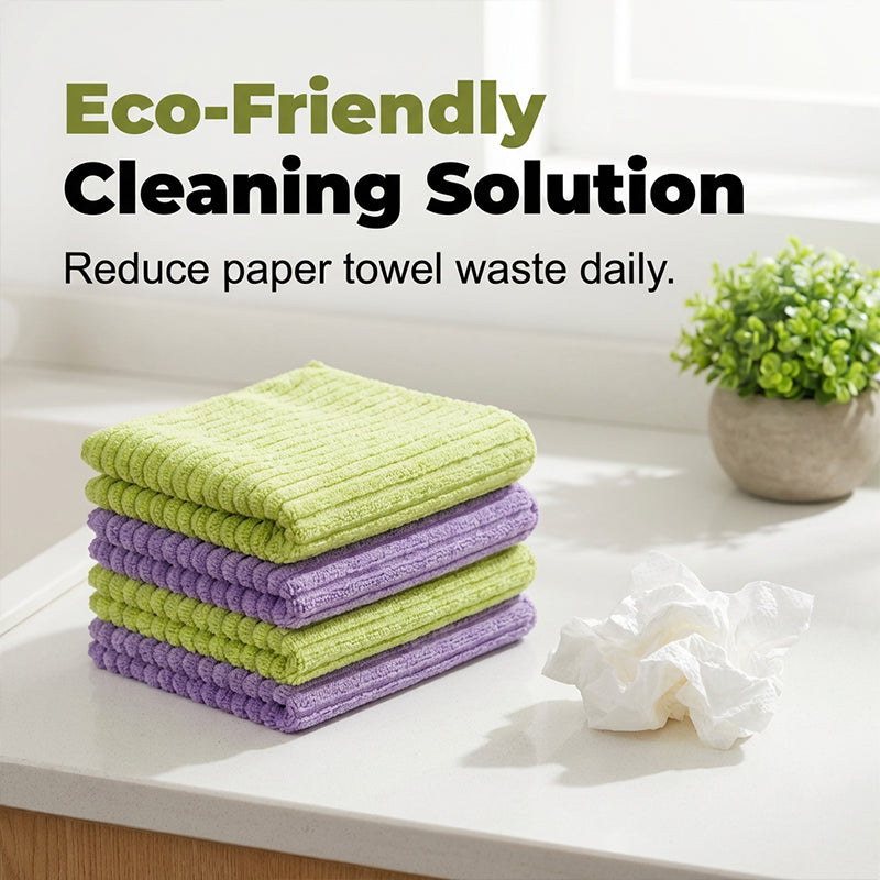 20-Sheet Reusable Cleaning Cloth Roll | Tear, Clean & Refresh