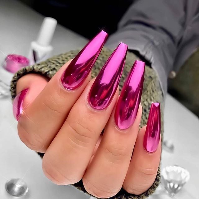 2026 Glamorous Metallic Mirror Nail Polish