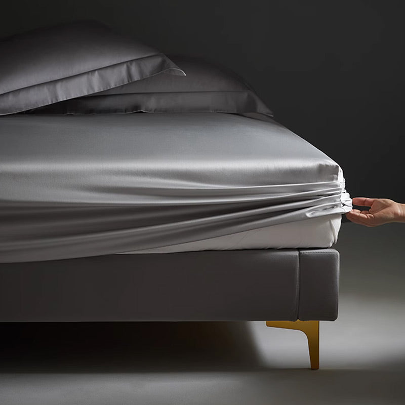 Satin Silk Cool Bed Fitted Sheet