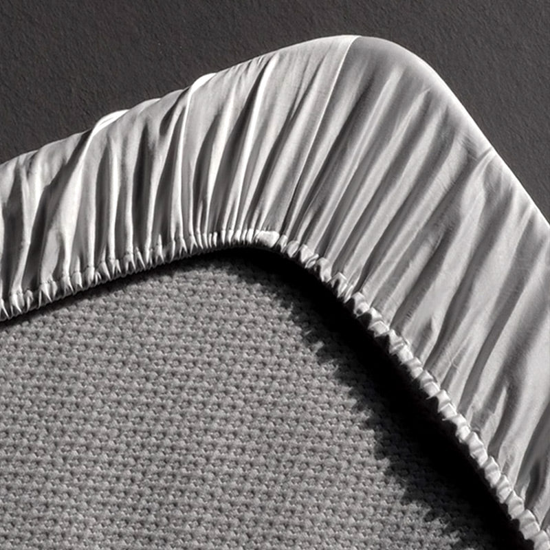 Satin Silk Cool Bed Fitted Sheet