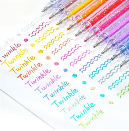 💥 Last Day! Special Sale 🎁Glitter Gel Pen Set – Smooth Writing 🎨