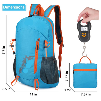 🔥Hot Sale 50% OFF🔥 Ultra-Light Foldable Waterproof Camping Backpack – Under 1lb Tear-Resistant Nylon, Packs Into Own Pocket, for Hiking Travel Camping 🎒