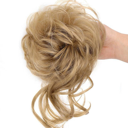 💗LAST DAY - BUY 1 GET 1 FREE + FREE GIFT!!💗Messy Curly Hair Bun Scrunchie Extensions