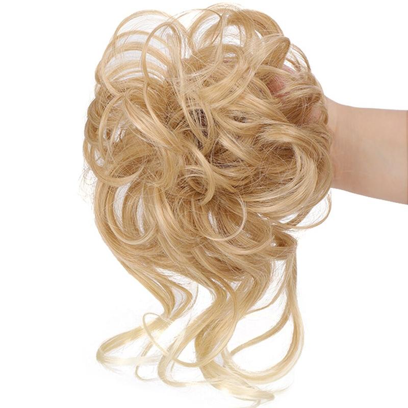 💗LAST DAY - BUY 1 GET 1 FREE + FREE GIFT!!💗Messy Curly Hair Bun Scrunchie Extensions