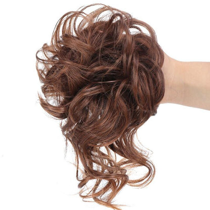 💗LAST DAY - BUY 1 GET 1 FREE + FREE GIFT!!💗Messy Curly Hair Bun Scrunchie Extensions