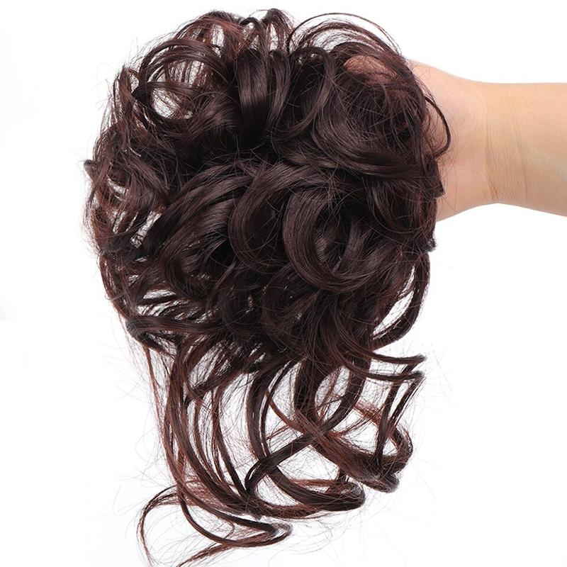 💗LAST DAY - BUY 1 GET 1 FREE + FREE GIFT!!💗Messy Curly Hair Bun Scrunchie Extensions