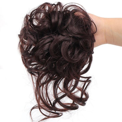 💗LAST DAY - BUY 1 GET 1 FREE + FREE GIFT!!💗Messy Curly Hair Bun Scrunchie Extensions