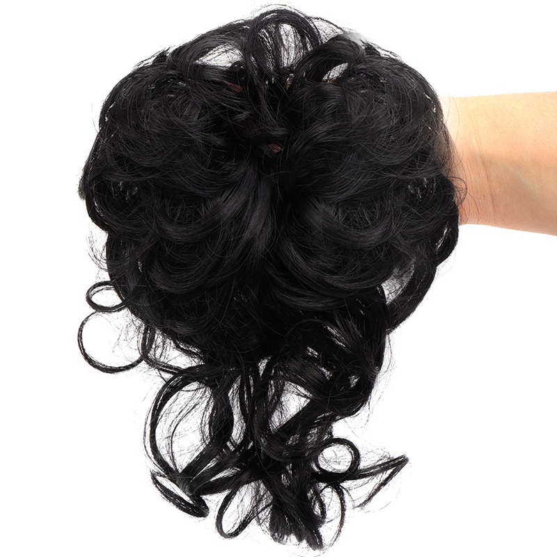 💗LAST DAY - BUY 1 GET 1 FREE + FREE GIFT!!💗Messy Curly Hair Bun Scrunchie Extensions