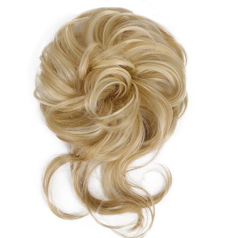 💗LAST DAY - BUY 1 GET 1 FREE + FREE GIFT!!💗Messy Curly Hair Bun Scrunchie Extensions