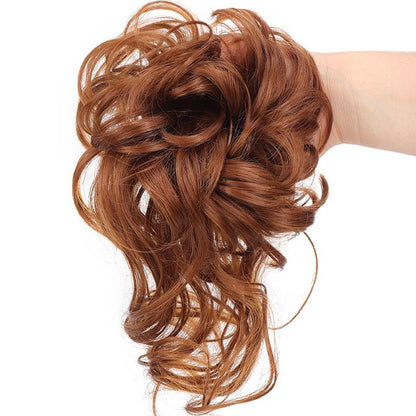 💗LAST DAY - BUY 1 GET 1 FREE + FREE GIFT!!💗Messy Curly Hair Bun Scrunchie Extensions