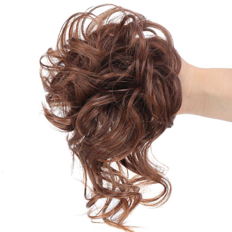 💗LAST DAY - BUY 1 GET 1 FREE + FREE GIFT!!💗Messy Curly Hair Bun Scrunchie Extensions