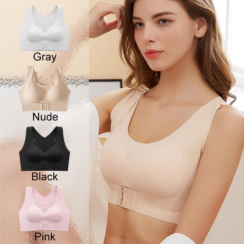 🏆 Last Day Special Price £9.99 ! 💐AlignLift Posture-Perfect Wireless Bra – Posture Correction (The leopard-print style is sold out)💕