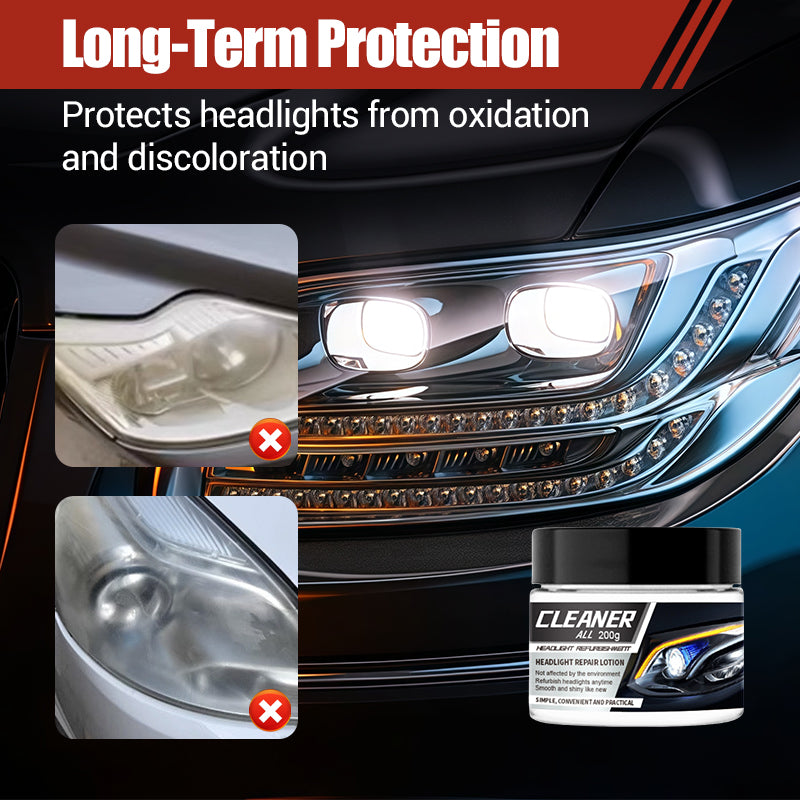 🏆 Last Day Special Price £8.99 ! 🔥Buy 2 Get 1 Free🎁Headlight Restoration Kit for Yellowed & Foggy Lights