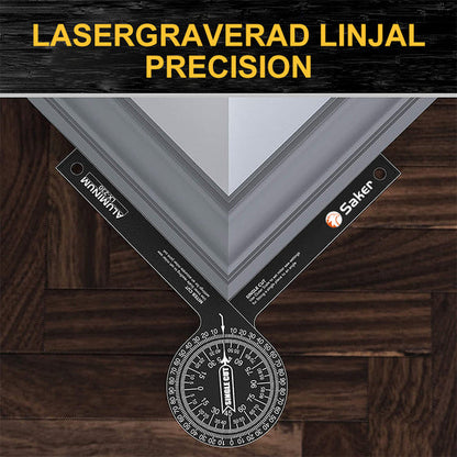 📏 7-inch Aluminum Mitre Saw Conveyor | Precision Angle Finder