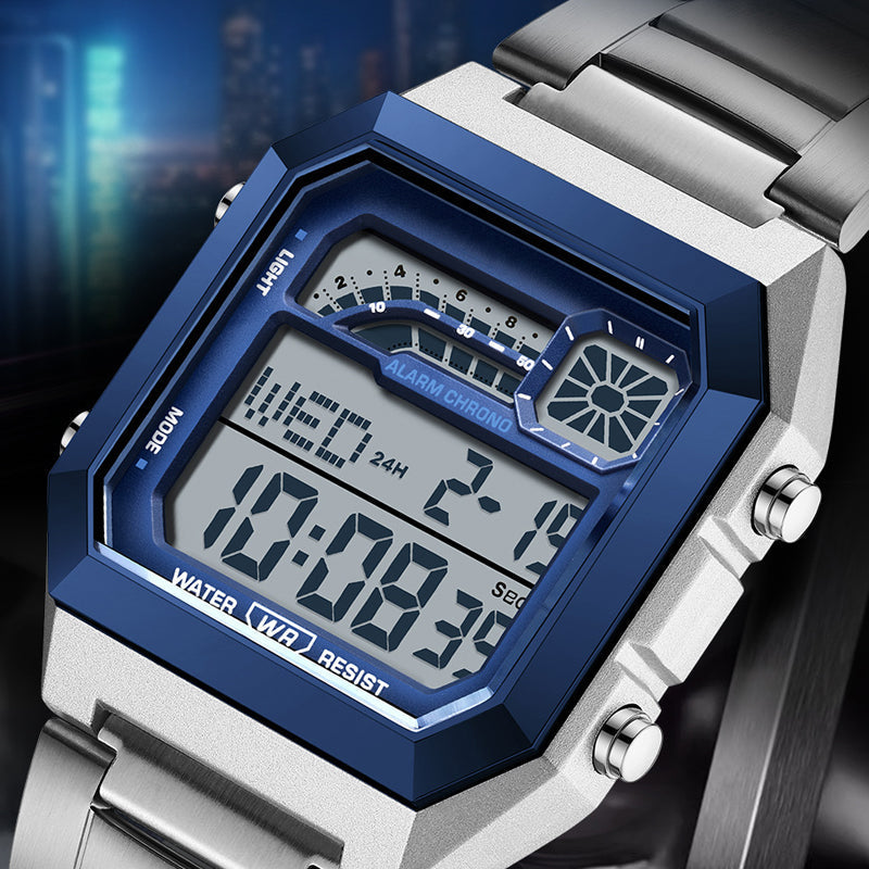 📢 50% OFF NOW! ⌚ Unisex Digital Watch with Square Display & Luminous B