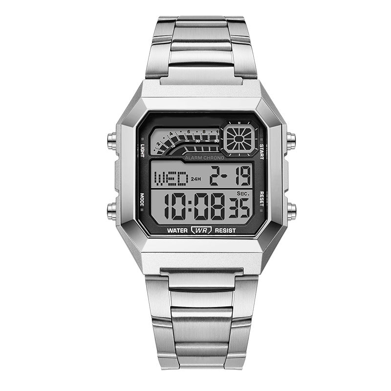 📢 50% OFF NOW! ⌚ Unisex Digital Watch with Square Display & Luminous B