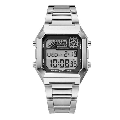 📢 50% OFF NOW! ⌚ Unisex Digital Watch with Square Display & Luminous B