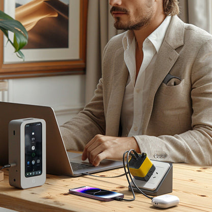 ⚡80W Fast Charging Phone Charger Block with Retractable 80cm Type-C Cable