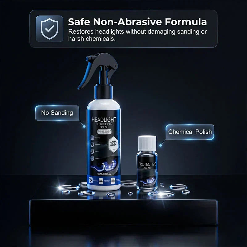 ⏳Time-Limited Special⏰Professional Car Headlight Restoration Kit