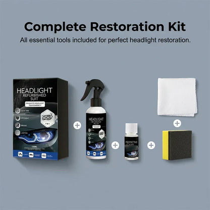 ⏳Time-Limited Special⏰Professional Car Headlight Restoration Kit