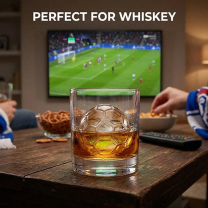 📢📢40% OFF!! ⏰ Silicone Soccer Ball Ice Cube Tray – 5.5 cm Cubes, Slow-Melting, Leak-Proof Design, 4 Colors, Perfect for Game Nights & Cocktails 🥂