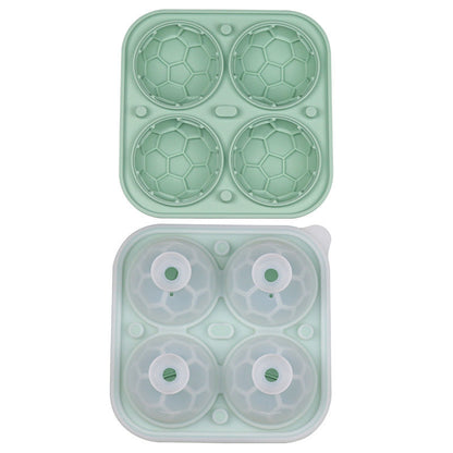 📢📢40% OFF!! ⏰ Silicone Soccer Ball Ice Cube Tray – 5.5 cm Cubes, Slow-Melting, Leak-Proof Design, 4 Colors, Perfect for Game Nights & Cocktails 🥂