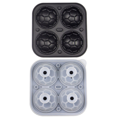 📢📢40% OFF!! ⏰ Silicone Soccer Ball Ice Cube Tray – 5.5 cm Cubes, Slow-Melting, Leak-Proof Design, 4 Colors, Perfect for Game Nights & Cocktails 🥂