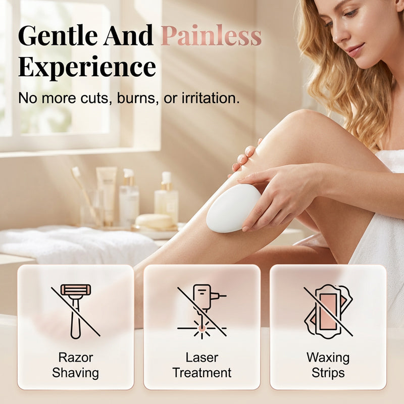 ✨50% OFF NOW! Palm‑Fit Hair Eraser for Quick At‑Home Grooming, Painless Crystal Hair Remover, Eco‑Friendly Reusable Physical Hair Removal Tool for Legs, Arms & Body