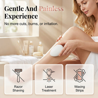 ✨50% OFF NOW! Palm‑Fit Hair Eraser for Quick At‑Home Grooming, Painless Crystal Hair Remover, Eco‑Friendly Reusable Physical Hair Removal Tool for Legs, Arms & Body
