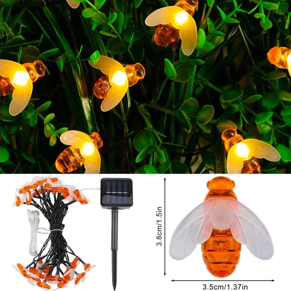 💥Cute Bee Solar Lights