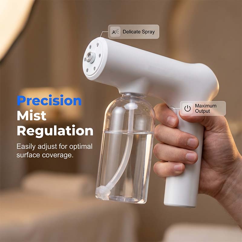 🦠 57% OFF NOW! 🚫 Cordless Nano Atomizer – Touchless Disinfecting, Blue Light – For Home, Office & Car 🏠