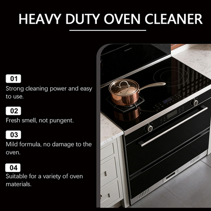 🥳2026 HOT SALE🥳💞50K+ SOLD!🔥🧽 48% OFF! Heavy Duty Oven Cleaner Spray – Dissolves baked‑on grease fast. No scrubbing – just spray, wait & wipe clean! 🍗✨