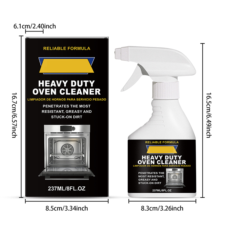 🥳2026 HOT SALE🥳💞50K+ SOLD!🔥🧽 48% OFF! Heavy Duty Oven Cleaner Spray – Dissolves baked‑on grease fast. No scrubbing – just spray, wait & wipe clean! 🍗✨