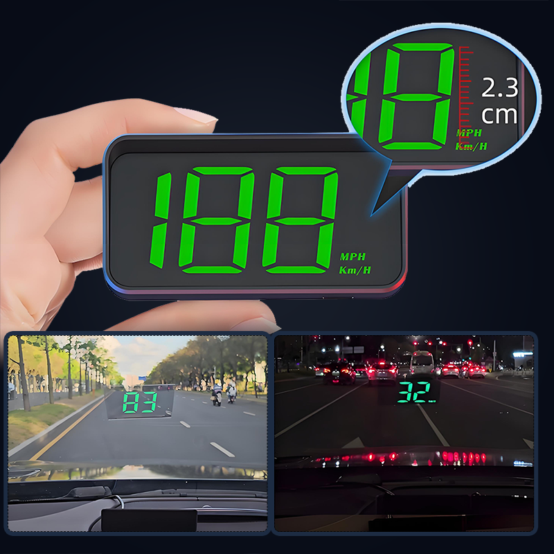 Car Head-Up Display with GPS