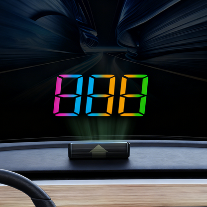 Car Head-Up Display with GPS