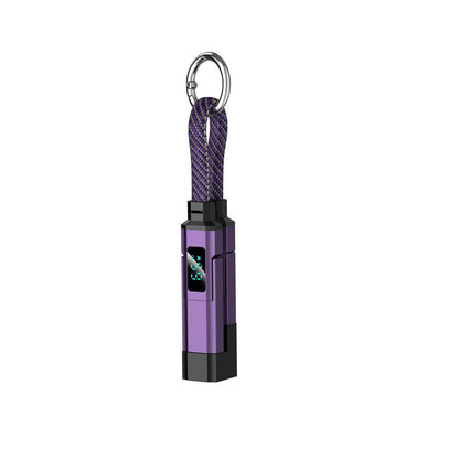 📢📢50% OFF !! ⏰4-in-1 Digital Display Keychain Charging Cable🔋📱