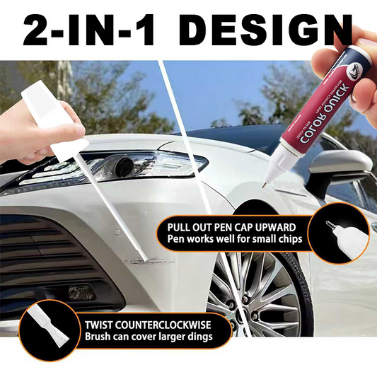 Car Scratch Repair Touch Up Paint Pen - Brush and Pen Tip
