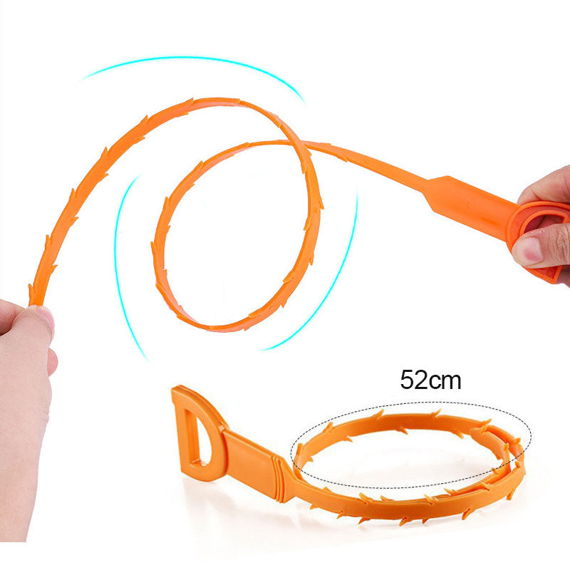 🛠️50% OFF NOW! 20.5‑inch Drain Snake – Flexible Durable Hair Clog Remover Tool, Quick Sink Tub Pipe Dredger, Reusable Drain Cleaner Stick for Bathroom Kitchen Sewer Blockages