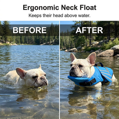 🥳2026 HOT SALE🥳💞50K+ SOLD!🐕👼 49% OFF! Reflective Angel Wing Dog Life Jacket – High‑buoyancy, quick‑rescue handle & breathable mesh. Reflective strips for evening swims. Safe & adorable! 🌊✨