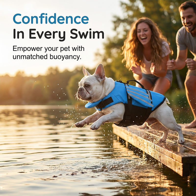 🥳2026 HOT SALE🥳💞50K+ SOLD!🐕👼 49% OFF! Reflective Angel Wing Dog Life Jacket – High‑buoyancy, quick‑rescue handle & breathable mesh. Reflective strips for evening swims. Safe & adorable! 🌊✨