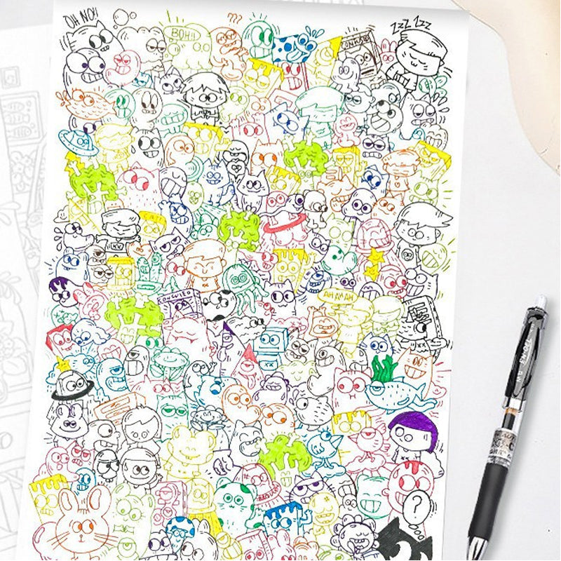 🎨 Creative Doodle Art Coloring Book