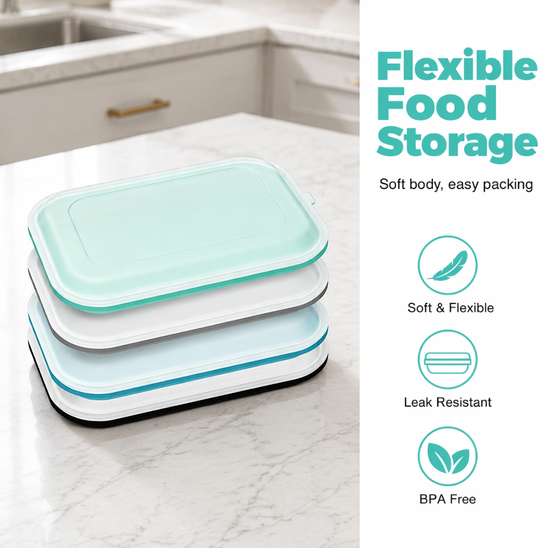 🍱 50% RABATT! ✨ Tragbare Lunchbox aus Silikon – BPA-frei, auslaufsicher & faltbar – Perfekt für Arbeit, Reise oder Picknick – praktisch & nachhaltig 🌿🔥✨