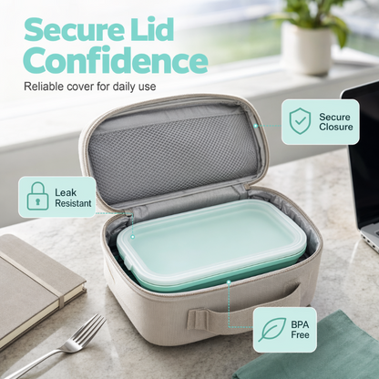 🍱 50% RABATT! ✨ Tragbare Lunchbox aus Silikon – BPA-frei, auslaufsicher & faltbar – Perfekt für Arbeit, Reise oder Picknick – praktisch & nachhaltig 🌿🔥✨